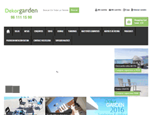 Tablet Screenshot of dekorgarden.com